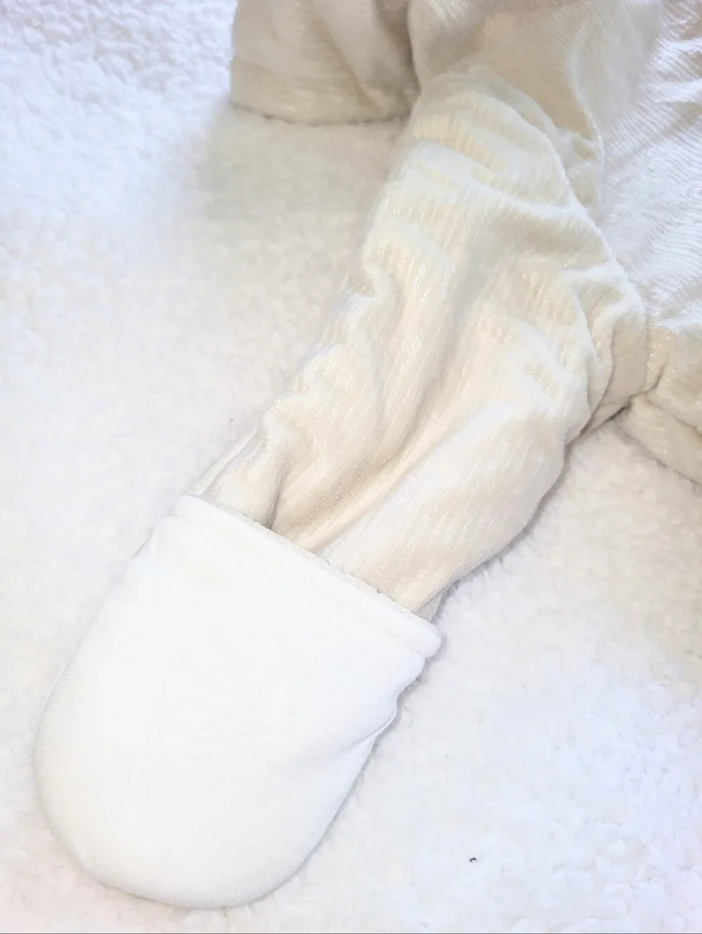 NWOT First Wish Cream Shimmer Baby Pram Winter Bunting Snowsuit Unisex 3-6 Month